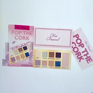 💋👀💋 TOO FACED POP THE CORK MAKEUP SET 💋👀💋  NWT 💋👀💋